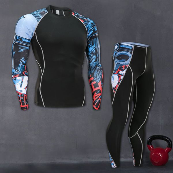 sports wear compression training pants men running fitness sets tights gym clothes basketball jacket leggings deportes tights, Black;blue
sports wear compression training pants men running fitness sets tights gym clothes basketball jacket leggings deportes tights, Black;blue
