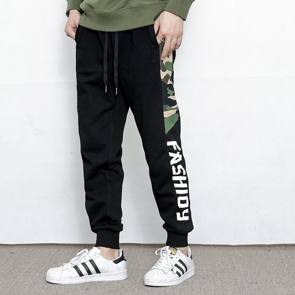 man jogger camouflage side cotton style men's sweatpants fashion 2018 high street casual pants, Black
man jogger camouflage side cotton style men's sweatpants fashion 2018 high street casual pants, Black