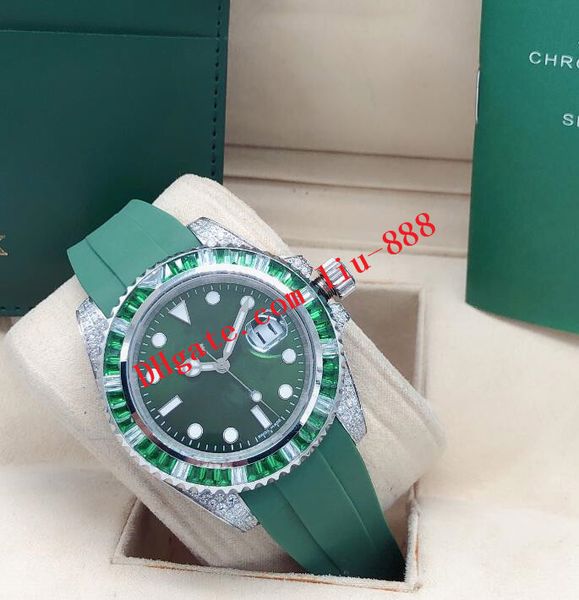 new version 2 style gm/t ii 18k white gold full diamond 40mm rubber bracelet 116759 black dial automatic fashion men's watches wristwat, Slivery;brown
new version 2 style gm/t ii 18k white gold full diamond 40mm rubber bracelet 116759 black dial automatic fashion men's watches wristwat, Slivery;brown
