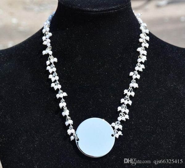 personalized rosary chain pearl monogram necklace wholesale personalized jewelry monogrammed pearl necklace, Silver
personalized rosary chain pearl monogram necklace wholesale personalized jewelry monogrammed pearl necklace, Silver