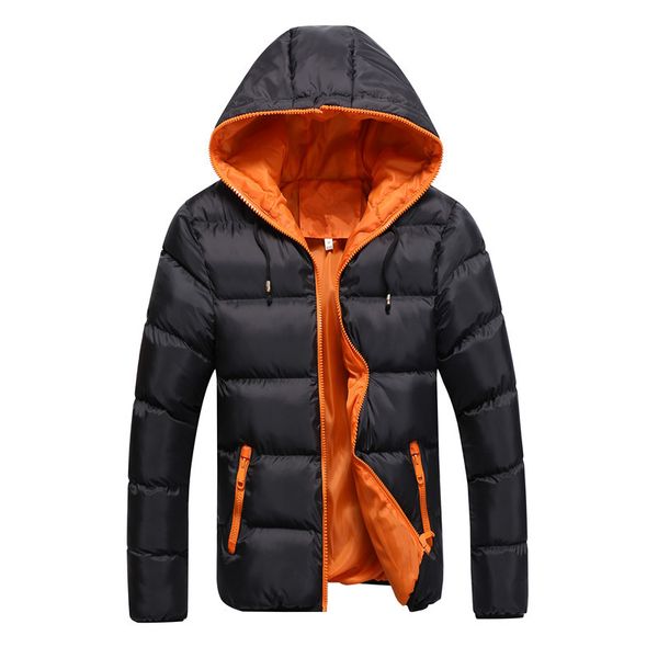 brand winter men parkas coat new men's casual fashion parkas male simple solid color hooded parka jackets clothing, Black
brand winter men parkas coat new men's casual fashion parkas male simple solid color hooded parka jackets clothing, Black