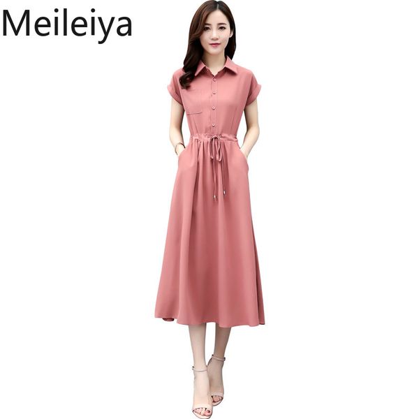 women's solid color chiffon button l dress summer 2019 new slim temperament was thin small fresh popular summer chiffon dress, Black;gray
women's solid color chiffon button l dress summer 2019 new slim temperament was thin small fresh popular summer chiffon dress, Black;gray