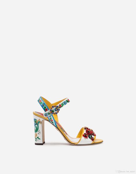 new style woman summer peep toe chunky heel painted patent leather high heels sandals femal mixed color rhinestone round buckle sandals, Black
new style woman summer peep toe chunky heel painted patent leather high heels sandals femal mixed color rhinestone round buckle sandals, Black
