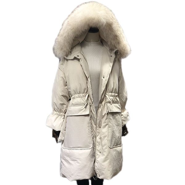 wsyore long parka loose 2018 new raccoon fur collar hooded down jacket thick winter women jacket duck down coat ns783, Black
wsyore long parka loose 2018 new raccoon fur collar hooded down jacket thick winter women jacket duck down coat ns783, Black