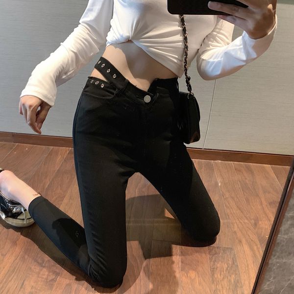 2019 new autumn women denim pants slim high waist child pencil tide jeans black 1055, Blue
2019 new autumn women denim pants slim high waist child pencil tide jeans black 1055, Blue