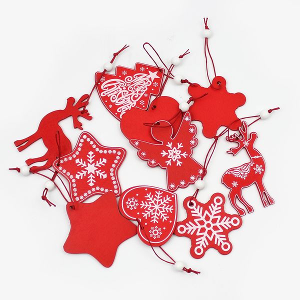 huadodo 6pcs creative printing wooden christmas pendants ornaments for xmas tree hanging ornament party christmas decoration
huadodo 6pcs creative printing wooden christmas pendants ornaments for xmas tree hanging ornament party christmas decoration