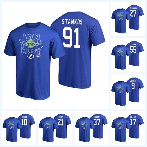Tampa Bay Lightning Jersey 9 Tyler Johnson 91 Steven Stamkos 21 Brayden Point Royal 2018 Stanley Cup Playoffs Star Ws Win You Must T-shirt
Tampa Bay Lightning Jersey 9 Tyler Johnson 91 Steven Stamkos 21 Brayden Point Royal 2018 Stanley Cup Playoffs Star Ws Win You Must T-shirt