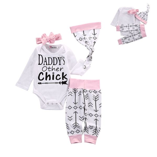 4pcs set newborn baby little girl romper + long pants outfits us seller c, White
4pcs set newborn baby little girl romper + long pants outfits us seller c, White