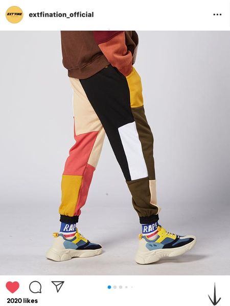 extfination | man patchwork hip hop casual harem pants men 2020 spring street-style clearance sale toursers male fashion bottoms, Black
extfination | man patchwork hip hop casual harem pants men 2020 spring street-style clearance sale toursers male fashion bottoms, Black