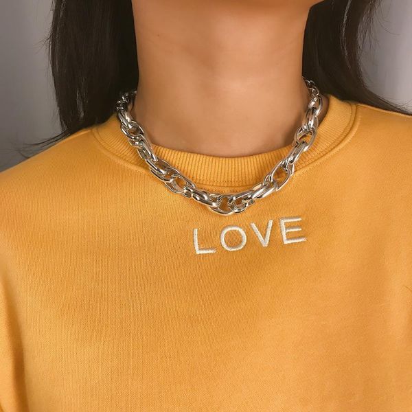visisap girls torques punk vintage short necklaces for women simple twist thick chain personalized necklace dropshipping xrc2326, Silver
visisap girls torques punk vintage short necklaces for women simple twist thick chain personalized necklace dropshipping xrc2326, Silver