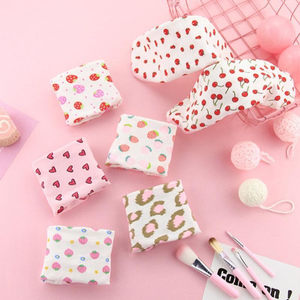 1 pcs/set new women's cotton panties strawberry print girls briefs ladies cotton flower bikini breathable underwear, Black;pink
1 pcs/set new women's cotton panties strawberry print girls briefs ladies cotton flower bikini breathable underwear, Black;pink