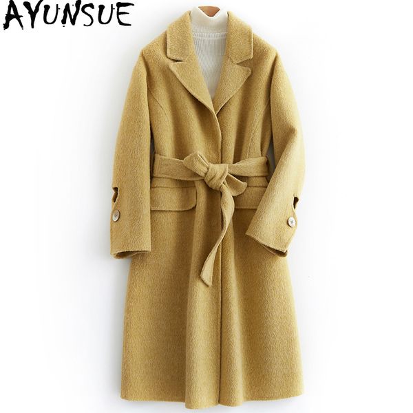 ayunsue double side wool coat female jacket autumn winter jacket women alpaca woolen coats and jackets women korean outwear my, Black
ayunsue double side wool coat female jacket autumn winter jacket women alpaca woolen coats and jackets women korean outwear my, Black