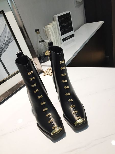 new luxury women's shoes fashion design brand winter women's boots height to calf high heel metal toe cap hesaf, Black
new luxury women's shoes fashion design brand winter women's boots height to calf high heel metal toe cap hesaf, Black