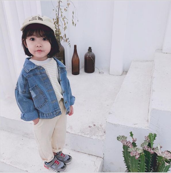 2019 arrival girls boys denim coat spring full sleeve fashion kids jackets, Blue;gray
2019 arrival girls boys denim coat spring full sleeve fashion kids jackets, Blue;gray