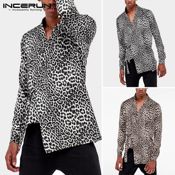 incerun men long sleeve v neck shirt causal leopard printed shirt lace up loose blouse man fashion irregular breathable 5xl, White;black
incerun men long sleeve v neck shirt causal leopard printed shirt lace up loose blouse man fashion irregular breathable 5xl, White;black