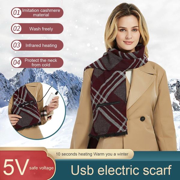 2019 winter electric heated womens ladies scarf shawl warming neck portable usb soft outdoor rechargeable heated cashmere scarf, Blue;gray
2019 winter electric heated womens ladies scarf shawl warming neck portable usb soft outdoor rechargeable heated cashmere scarf, Blue;gray