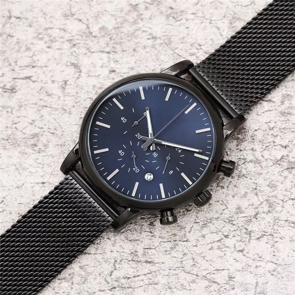popular brand mens watch black plating steel mesh strap full feature 6 pin sports watch luxury ar waterproof atmospheric clock reloj hombre, Slivery;brown
popular brand mens watch black plating steel mesh strap full feature 6 pin sports watch luxury ar waterproof atmospheric clock reloj hombre, Slivery;brown