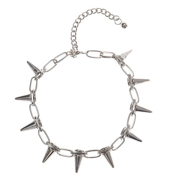 1pc rivets material chokers punk handmade choker necklace spike rivet necklace rock gothic chocker, Silver
1pc rivets material chokers punk handmade choker necklace spike rivet necklace rock gothic chocker, Silver