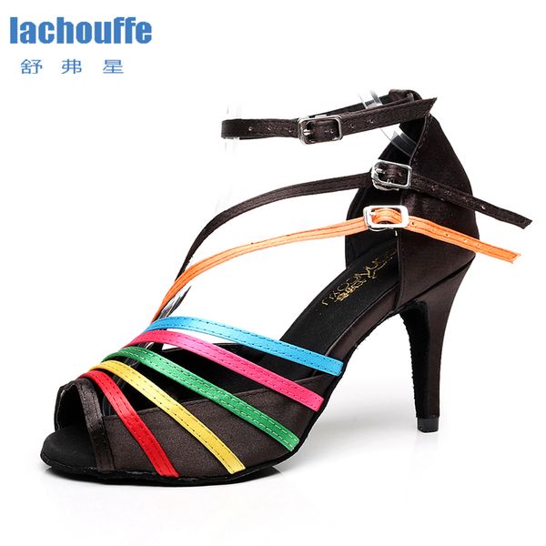women latino dance shoes for gilrs color stripe ballroom tango dancing shoes woman high heeled party dancing salsa bachata
women latino dance shoes for gilrs color stripe ballroom tango dancing shoes woman high heeled party dancing salsa bachata
