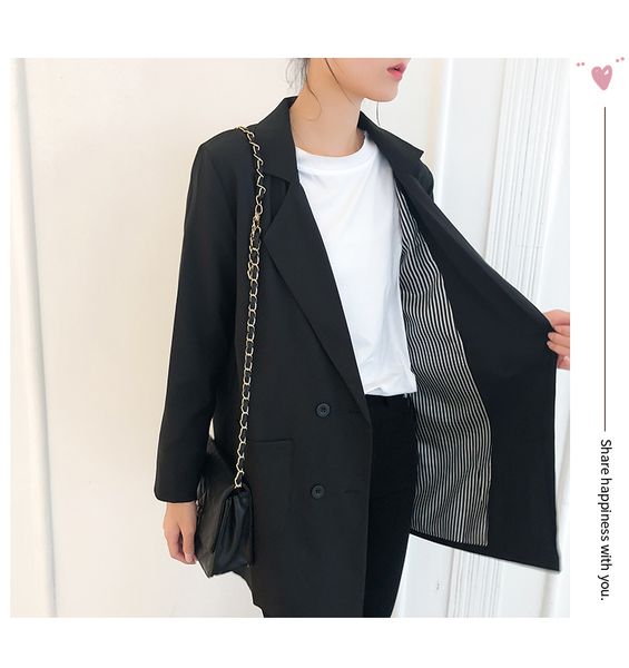 women blazers female 2019 runway jacket autumn winter office wear work ladies casual suits coat button plus size blazers s0252, White;black
women blazers female 2019 runway jacket autumn winter office wear work ladies casual suits coat button plus size blazers s0252, White;black