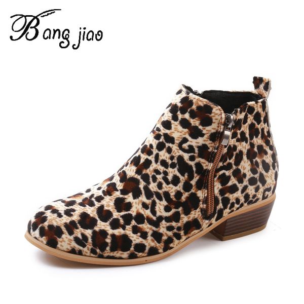 2020 new spring women ankle boots leopard print ankle boots square heel fashion pointed toe ladies shoes, Black
2020 new spring women ankle boots leopard print ankle boots square heel fashion pointed toe ladies shoes, Black