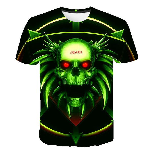 2020 direct foreign trade skull new fashion fashion mens short sleeve 3dt shirt 3d mens t-shirt, White;black
2020 direct foreign trade skull new fashion fashion mens short sleeve 3dt shirt 3d mens t-shirt, White;black