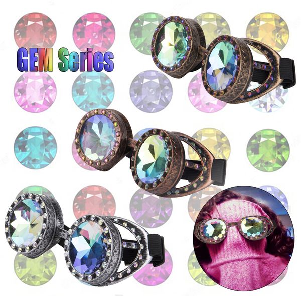 florata steampunk goggles with colorful lens rave festival party edm glasses cosplay vintage glass eyewear gemstone series, White;black
florata steampunk goggles with colorful lens rave festival party edm glasses cosplay vintage glass eyewear gemstone series, White;black