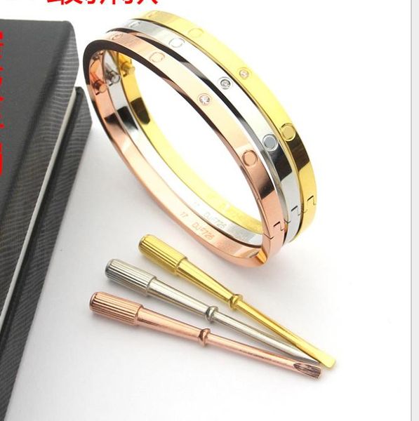 the latest narrow edition full nail lovers bracelet women's narrow edition bracelet, Golden;silver
the latest narrow edition full nail lovers bracelet women's narrow edition bracelet, Golden;silver