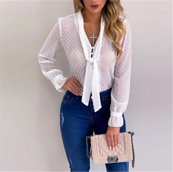 t-shirts fashion long sleeve tees designer new female loose casual t-shirts button tie women, White
t-shirts fashion long sleeve tees designer new female loose casual t-shirts button tie women, White