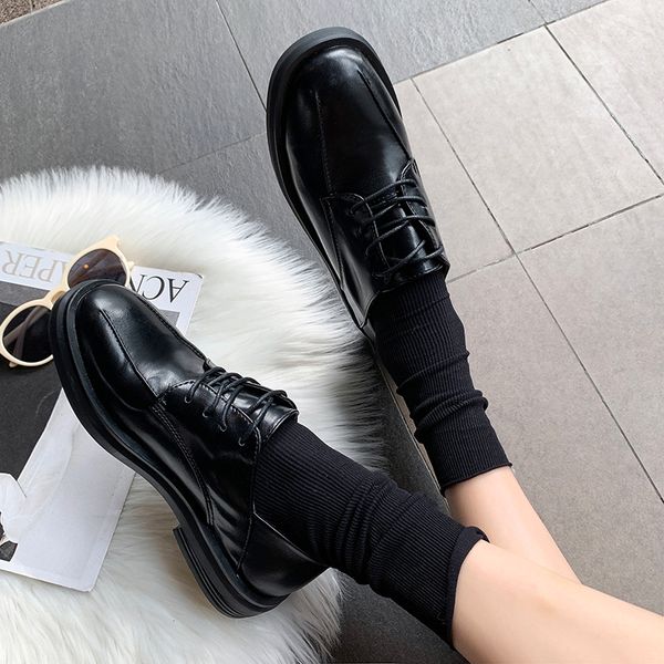 cross women's shoes modis autumn soft all-match black flats round toe oxfords ladies' footwear british style casual female
cross women's shoes modis autumn soft all-match black flats round toe oxfords ladies' footwear british style casual female