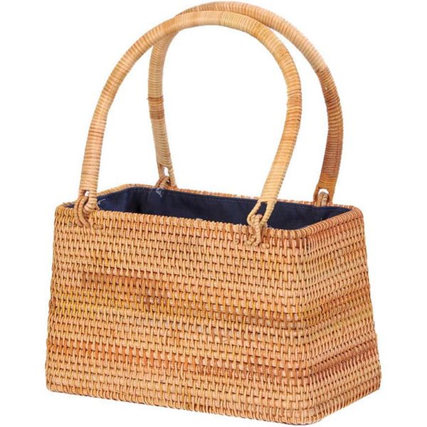 storage basket fashion women handmade rattan storage basket bamboo bag travel holder organizer handbags,small
storage basket fashion women handmade rattan storage basket bamboo bag travel holder organizer handbags,small