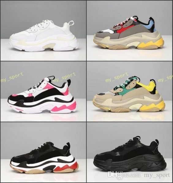 Hot !! 2019 Мода Paris 17FW Triple-S Кроссовки Triple S Повседневная Папа Обувь для мужчин Женщин Б
Hot !! 2019 Мода Paris 17FW Triple-S Кроссовки Triple S Повседневная Папа Обувь для мужчин Женщин Б