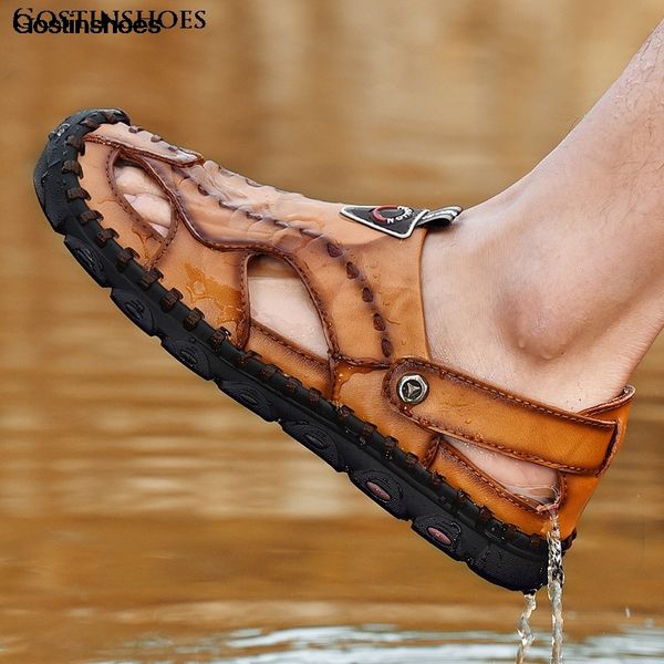 sandalias playa sandale homme cowhide genuine leather summer shoes fashion large size men sandalias hombre cuero men sandals, Black
sandalias playa sandale homme cowhide genuine leather summer shoes fashion large size men sandalias hombre cuero men sandals, Black