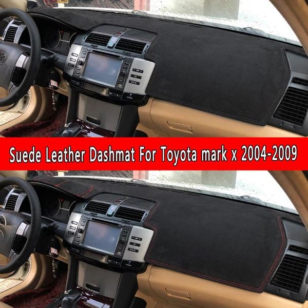 

for mark x 2004 2005 2006 2007 2008 2009 suede leather dashmat dashboard cover pad dash mat carpet nonslip car-styling