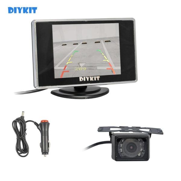 diykit wired 3.5" tft lcd backup car monitor ir night vision rear view car led camera reversing camera parking assistance system
diykit wired 3.5" tft lcd backup car monitor ir night vision rear view car led camera reversing camera parking assistance system