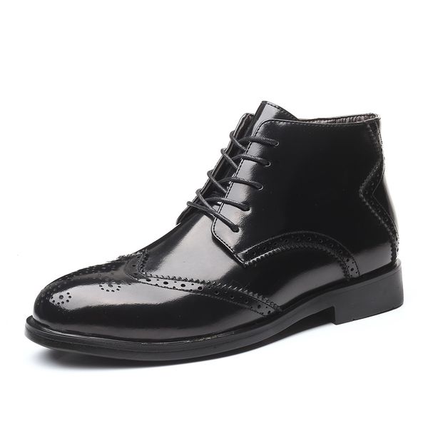 high mens boot man brogue boot oxford boots large size man shoes range flat heel work shoes zy759, Black
high mens boot man brogue boot oxford boots large size man shoes range flat heel work shoes zy759, Black