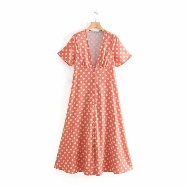 2019 new women vintage deep v neck polka dot print casual long dress ladies buttons chic kimono vestidos party dresses ds2367, Black;gray
2019 new women vintage deep v neck polka dot print casual long dress ladies buttons chic kimono vestidos party dresses ds2367, Black;gray