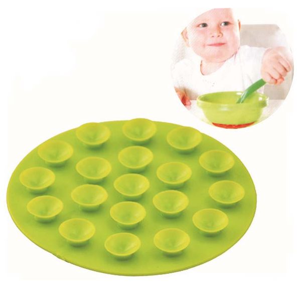 2018 new anti-slip baby suction cup mats 19 holes two sidedtableware sucker mats coaster bowl dish bowl cup non-slip pad coaster
2018 new anti-slip baby suction cup mats 19 holes two sidedtableware sucker mats coaster bowl dish bowl cup non-slip pad coaster