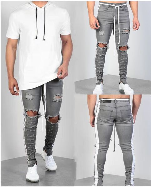 2020 новый мужской дизайнер street tide fashion jeans дыра в колене трансграничных связей webbing pull мужские джинсы мужчины пятно европа и, Blue
2020 новый мужской дизайнер street tide fashion jeans дыра в колене трансграничных связей webbing pull мужские джинсы мужчины пятно европа и, Blue