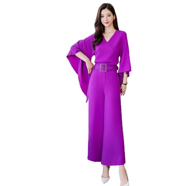 casual 2 piece set women 2019 spring autumn new design tracksuit women irregular + wide leg pants suit + belt two piece set, White
casual 2 piece set women 2019 spring autumn new design tracksuit women irregular + wide leg pants suit + belt two piece set, White