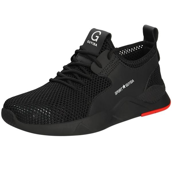 new men steel toe trainers safety work shoes mesh shoes lightweigh lace-up sneakers women breathable sneakers work, Black
new men steel toe trainers safety work shoes mesh shoes lightweigh lace-up sneakers women breathable sneakers work, Black