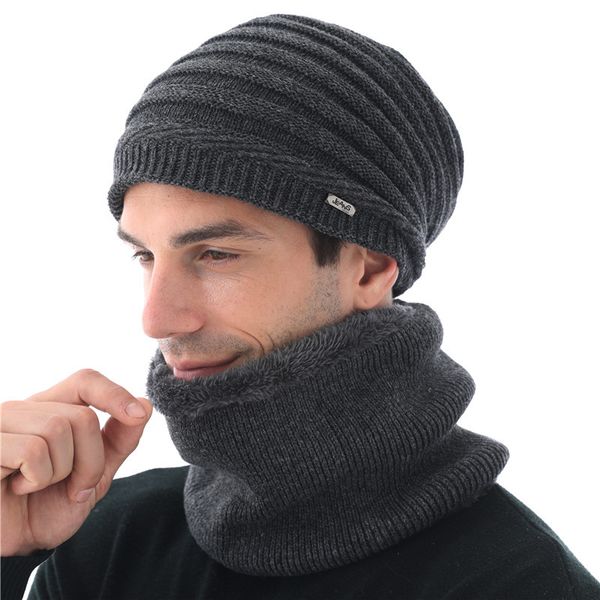 winter hat neck warmer knitted hat scarf set fashion warm knit skullies beanies balaclava winter for men, Blue;gray
winter hat neck warmer knitted hat scarf set fashion warm knit skullies beanies balaclava winter for men, Blue;gray