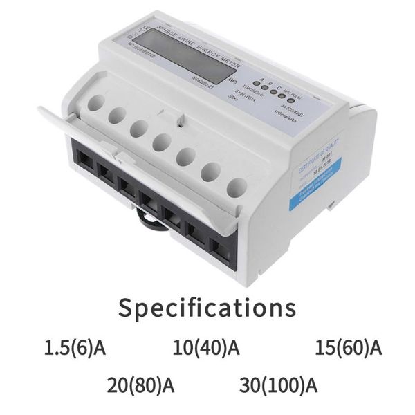 3 phase 4 wire electric lcd display digital energy meter calibrated for din rail power meters 50/60hz
3 phase 4 wire electric lcd display digital energy meter calibrated for din rail power meters 50/60hz