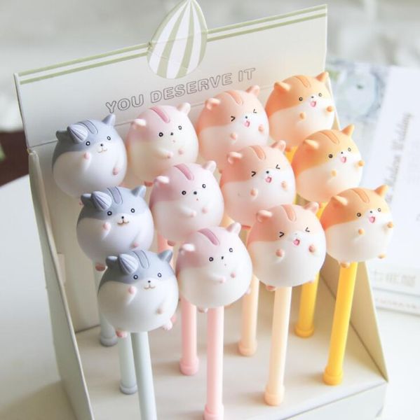 cute hamster gel pen cartoon 0.5mm black ink signature pen papelaria school office writing supplies promotional gift
cute hamster gel pen cartoon 0.5mm black ink signature pen papelaria school office writing supplies promotional gift