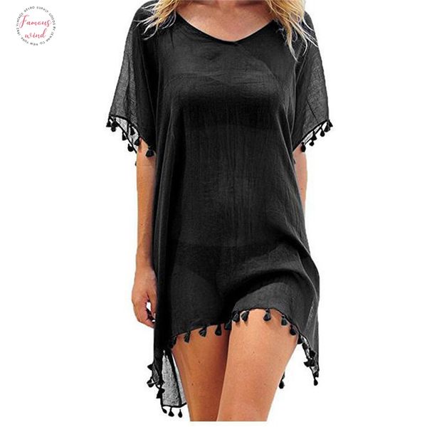 chiffon tassels beach wear blouse women swimming blouses swimwear summer female mini loose solid pareo blusas, White
chiffon tassels beach wear blouse women swimming blouses swimwear summer female mini loose solid pareo blusas, White