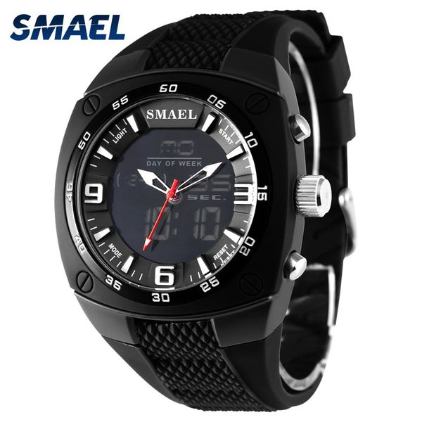 smael men analog digital fashion military wristwatches waterproof sports watches quartz alarm watch dive relojes ws1008, Slivery;brown
smael men analog digital fashion military wristwatches waterproof sports watches quartz alarm watch dive relojes ws1008, Slivery;brown