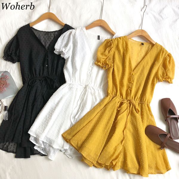 woherb v-neck jumpsuit womens rompers solid causal short sleeve playsuit 2019 summer vintage sweet polka dot bodysuit 21835, Black;white
woherb v-neck jumpsuit womens rompers solid causal short sleeve playsuit 2019 summer vintage sweet polka dot bodysuit 21835, Black;white