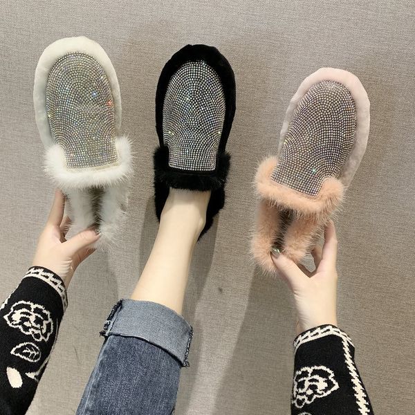 plush warm snow boots 2019 new winter women sequins hair snow boots thicken cotton zapatos de mujer botas, Black
plush warm snow boots 2019 new winter women sequins hair snow boots thicken cotton zapatos de mujer botas, Black