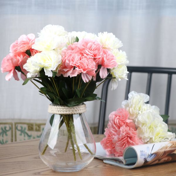 5pcs/lot 5forks artificial carnation flower home decoration simulation fake silk artificial flowers mother festival day
5pcs/lot 5forks artificial carnation flower home decoration simulation fake silk artificial flowers mother festival day
