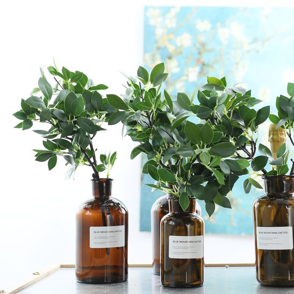 ficus twig short artificial tree branch green leaves home wedding decoration flower plastic fake plants faux foliage
ficus twig short artificial tree branch green leaves home wedding decoration flower plastic fake plants faux foliage